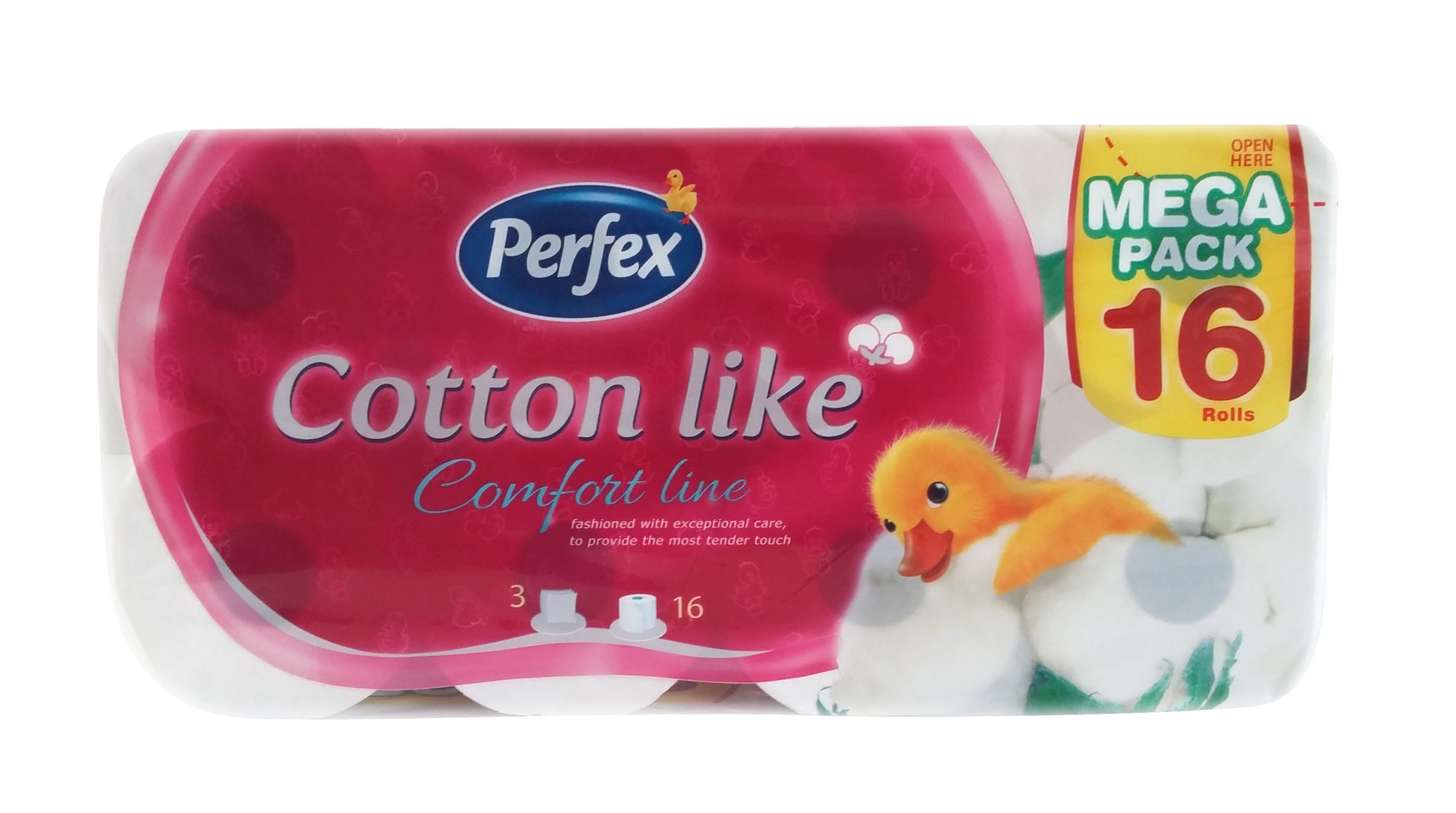 Toaletni papir PERFEX cotton comfort 16/1, 3-slojni - Drenik ND